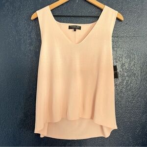 Rachel Roy Collection Blush Pink Sleeveless Knit Blouse